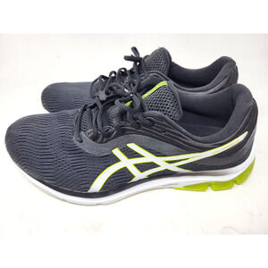 ASICS Men's Gel-Pulse 11 Running Sneaker Shoes Size 13 US Black/Neon Lime